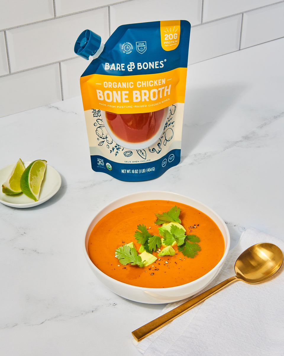 Charred Pepper Soup Bare Bones