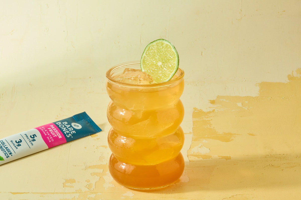 Tropical Tempest Mocktail
&ndash; Bare Bones