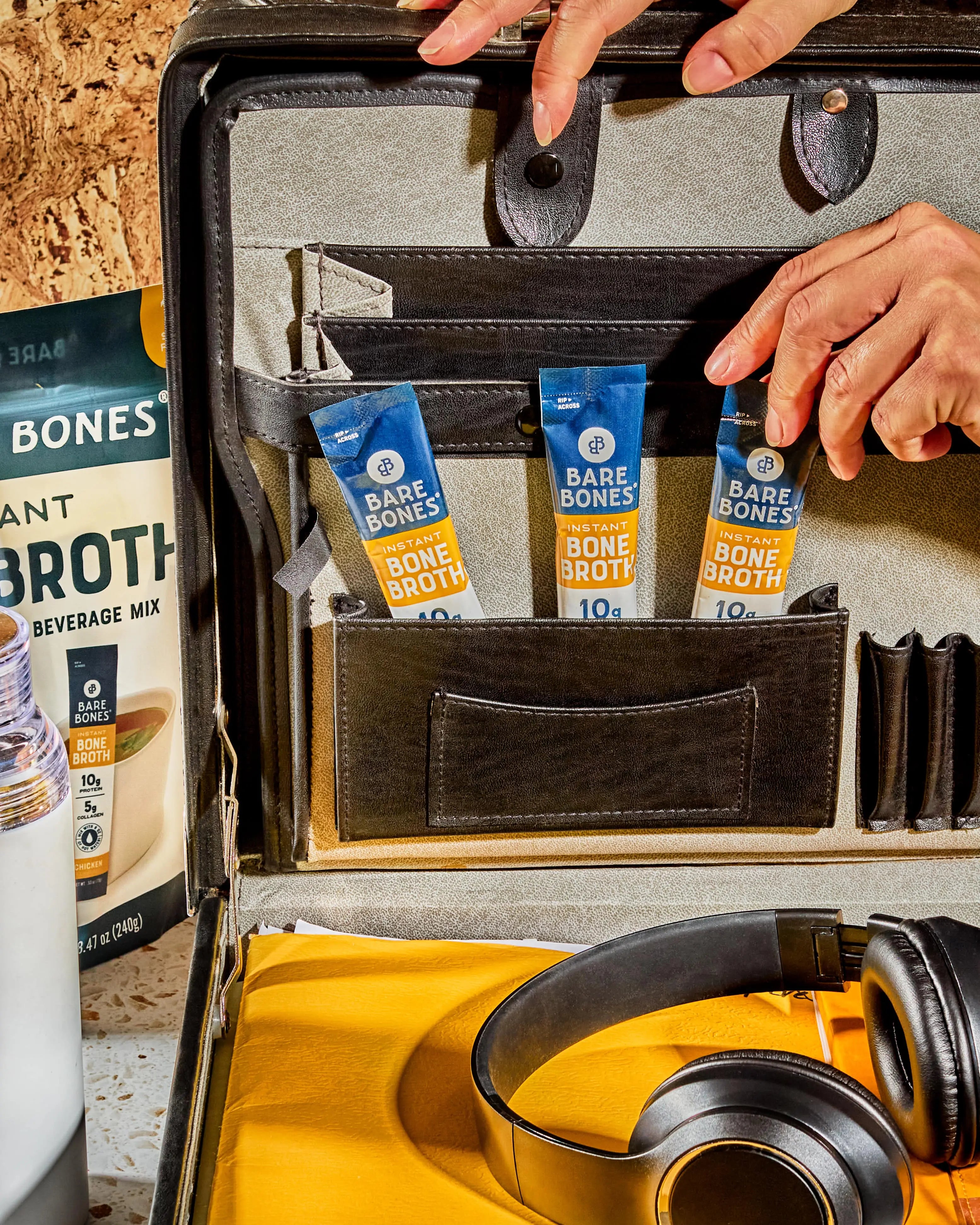 Bare Bones Instant Bone Broth product photo — nutritious and convenient broth mix