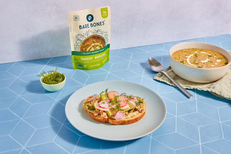 Smoked Fish Tartine Bare Bones