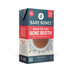 Bare Bones Organic Liquid Beef Bone Broth in Tetra Pak packaging
