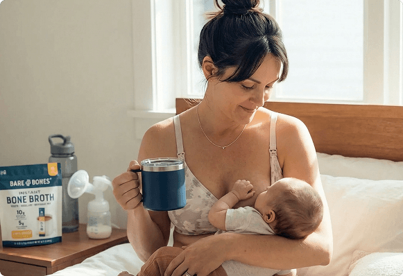 Breastfeeding burns up to 500 calories daily. Replenish smart